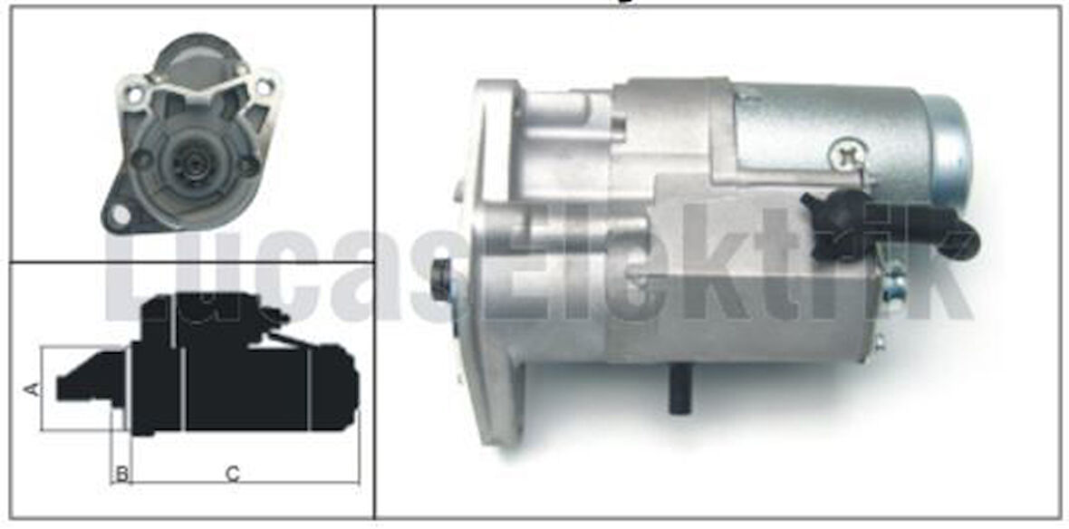 Kia Mars Motoru 12v 2,0kw 10 Dis Sportage - Lucas Les0211