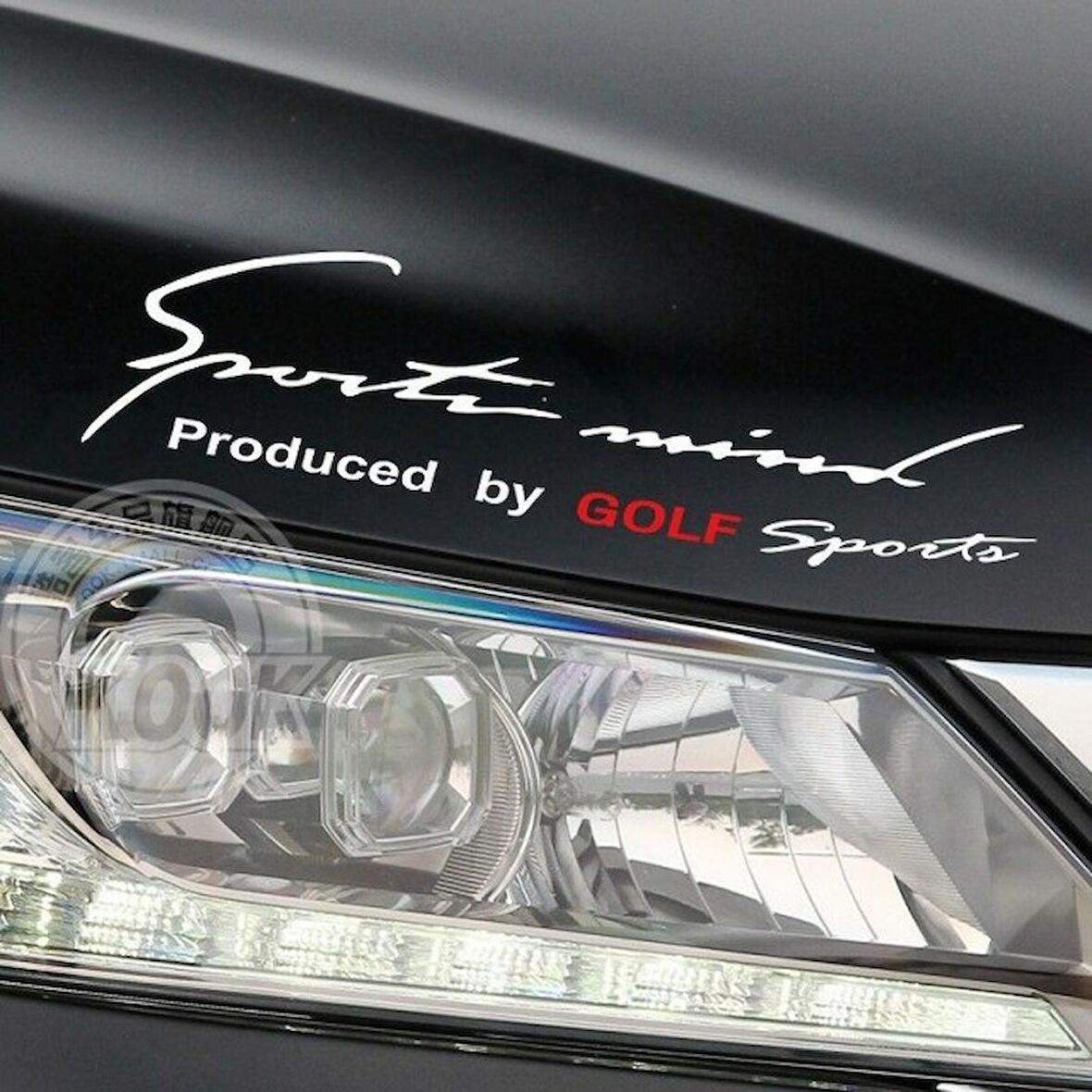 Golf Mind Sport Araba Tampon Araç Sticker Yapıştırma