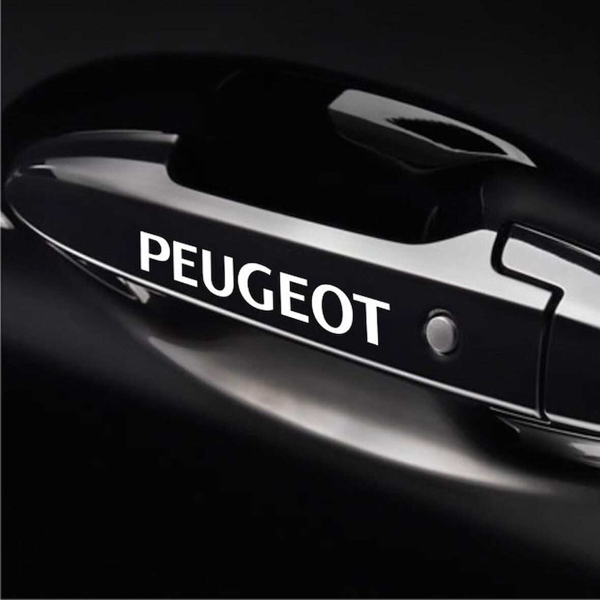 Peugeot Araba Kapı Kolu Araç Sticker Yapıştırma 8Ad