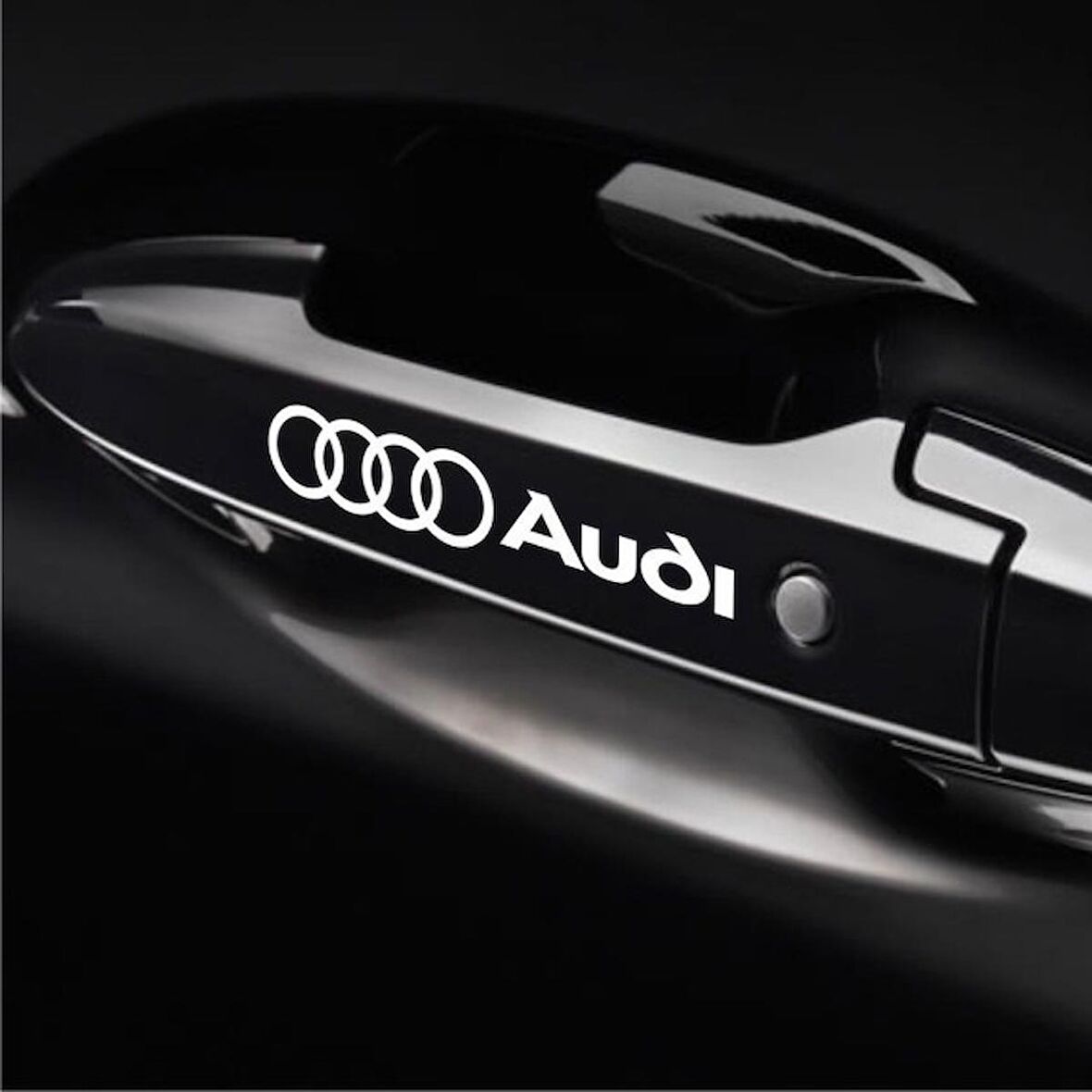 Audi 3 Araba Kapı Kolu Araç Sticker Yapıştırma 8 Adet