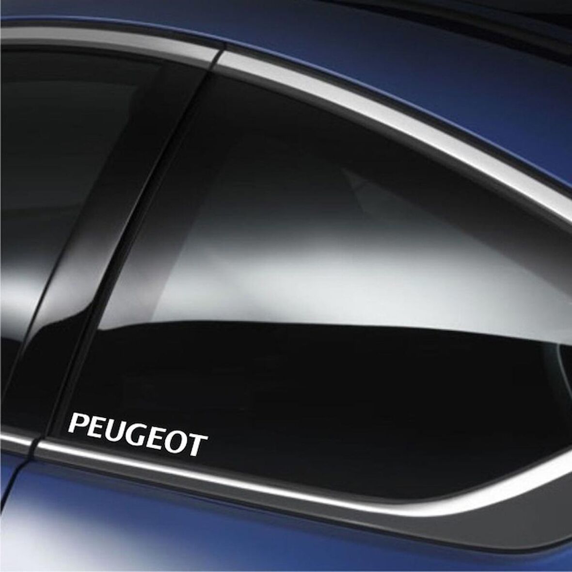 Peugeot Araba Arka Cam Araç Sticker Yapıştırma 2Adet