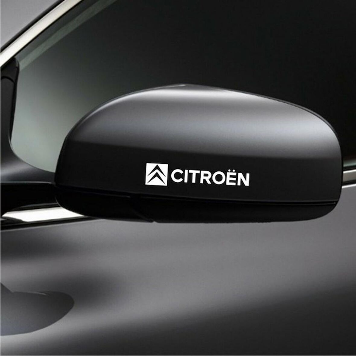Citroen Araba Yan Ayna Araç Sticker Yapıştırma 2Adet