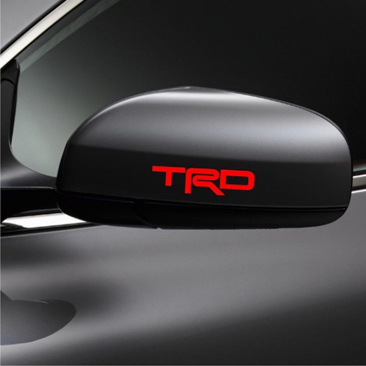TRD Araba Yan Ayna Araç Sticker Yapıştırma 2Adet