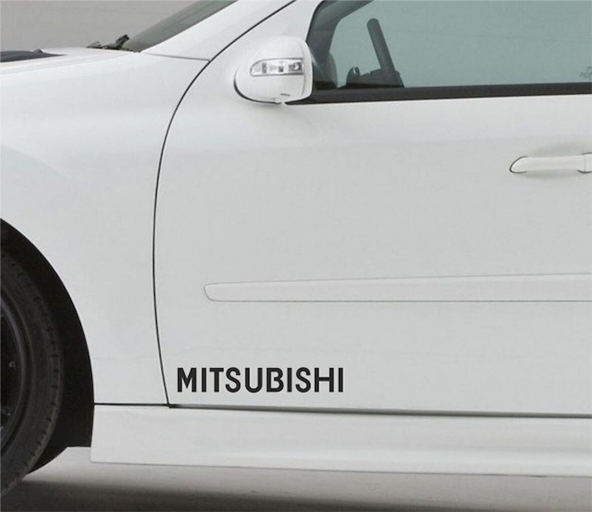 Mitsubishi Araba Sticker Yapıştırma 2 ADET