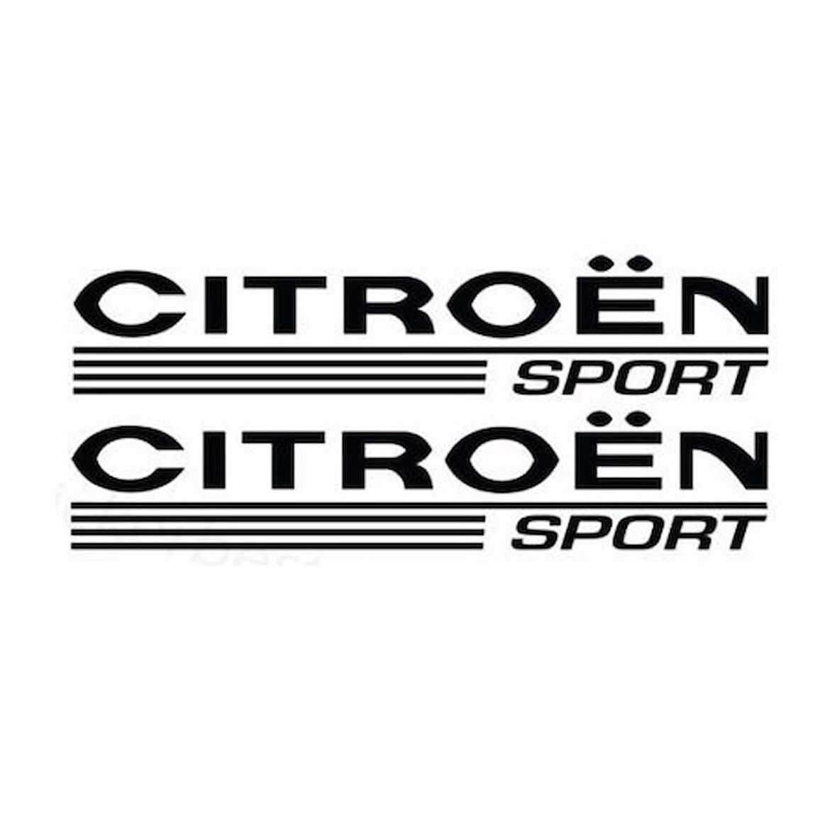 Citroen Sport Yan Ayna Sticker Yapıştırma 2 Adet