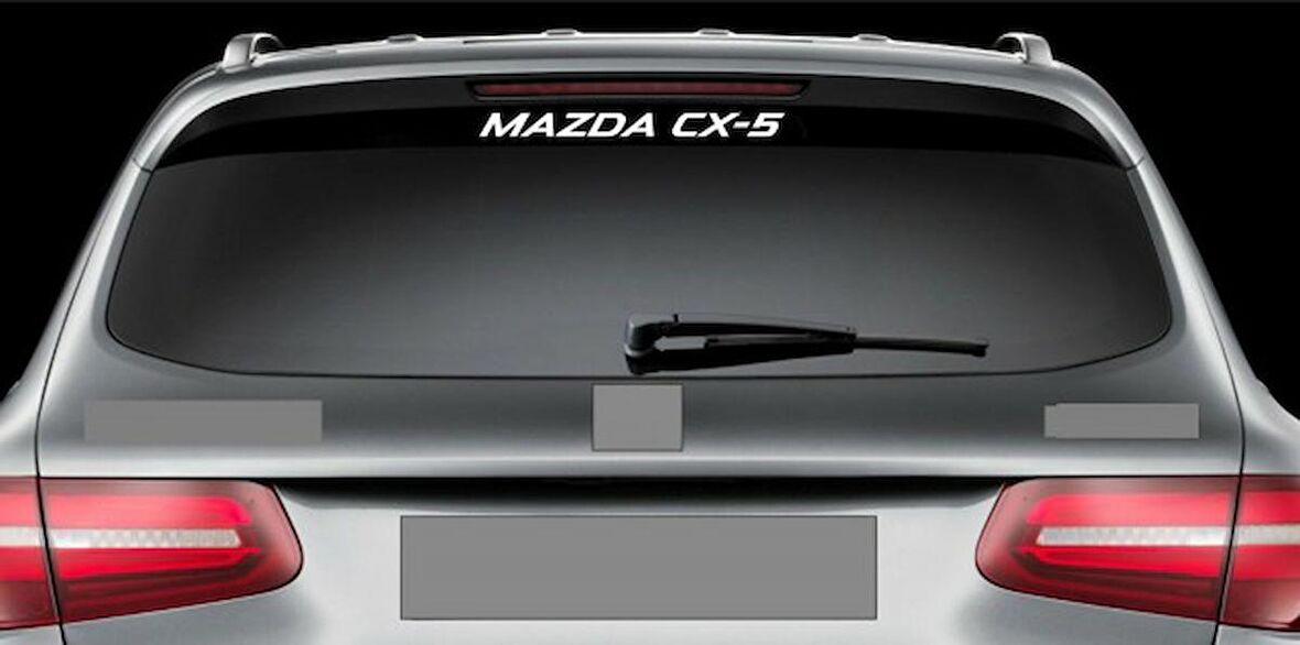 Mazda Cx-5 Araba Arka Cam Sticker Yapıştırma