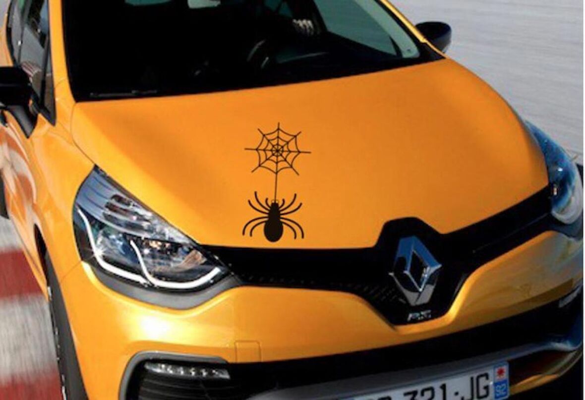 Örümcek Araba Araç Arka Sticker Yapıştırma