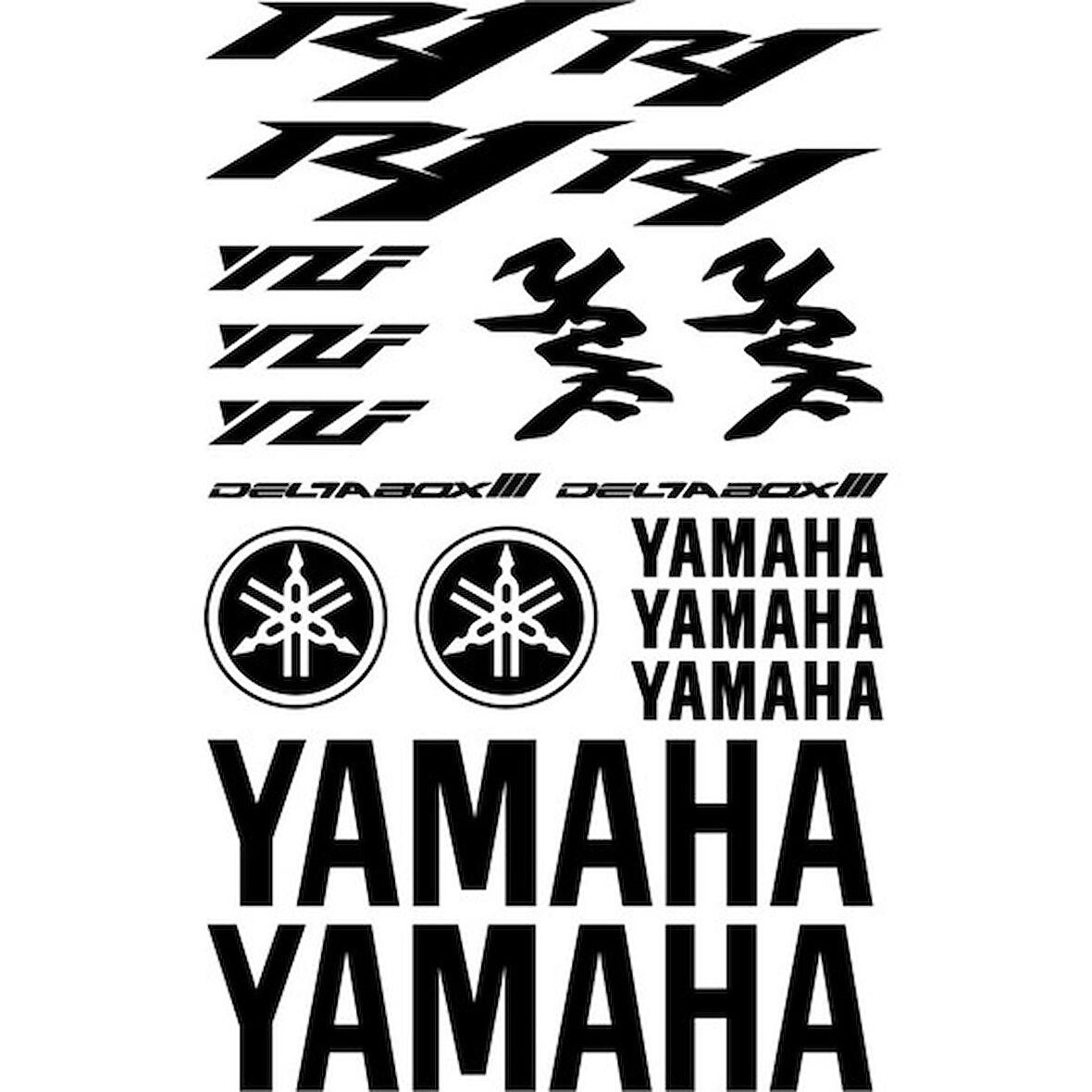 Yamaha R1 Yzf Sticker Set