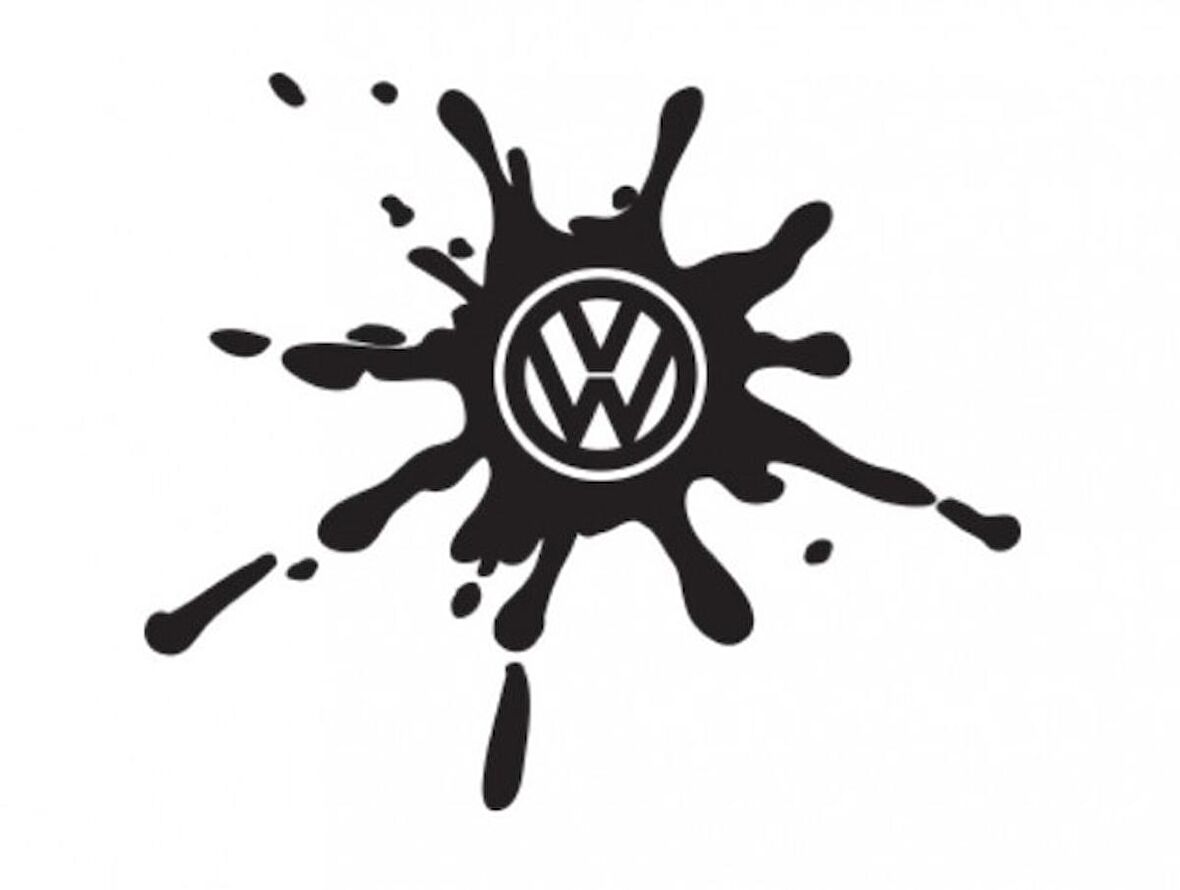 Volkswagen Damla Görünümlü  Sticker Damlası Yapıştırma 2 Adet