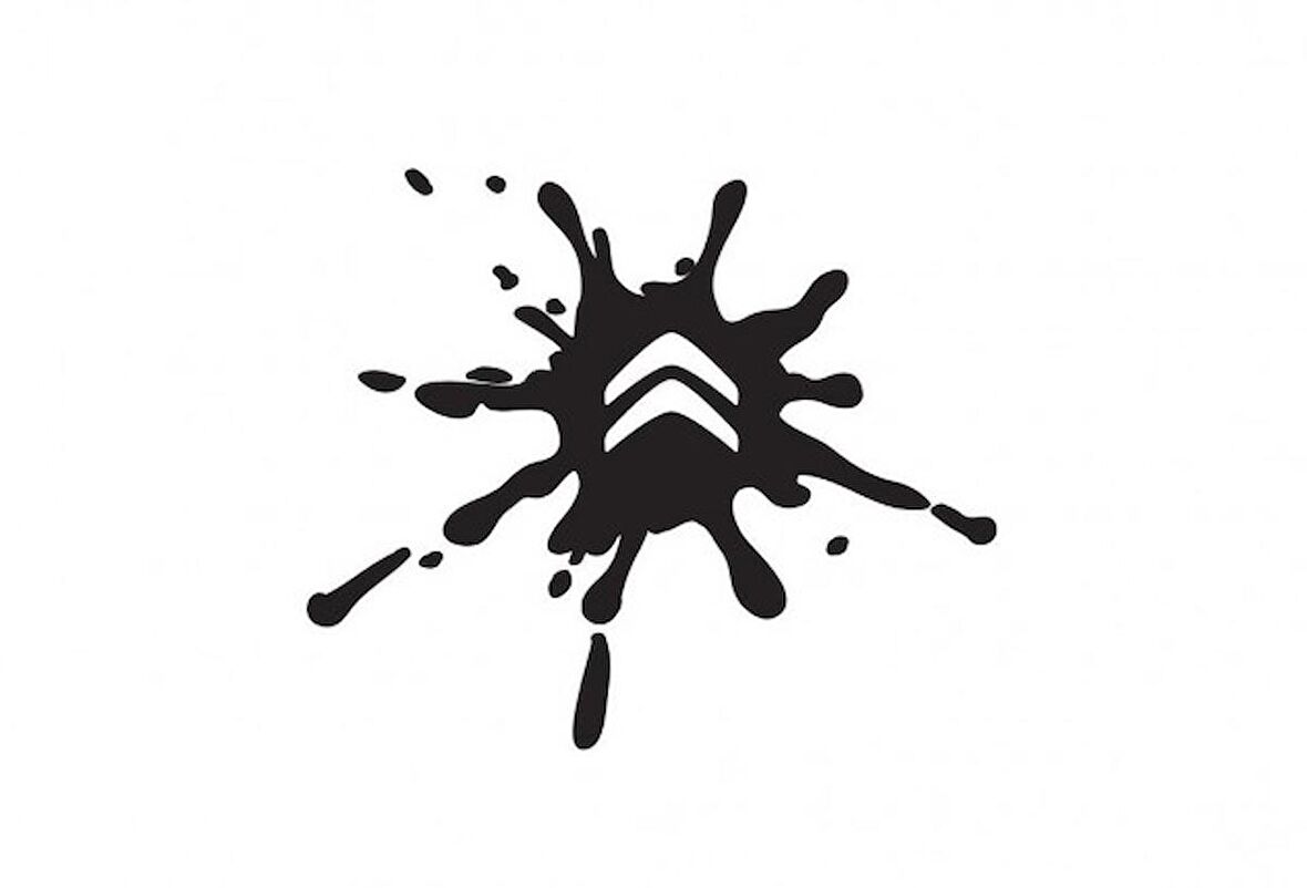 Citroen Damla Görünümlü  Sticker Damlası Yapıştırma 2 Adet