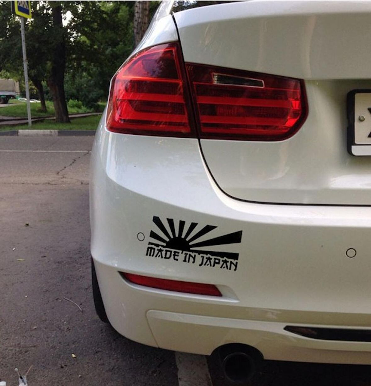 Made İn Japan Araba Sticker  Yapıştırma