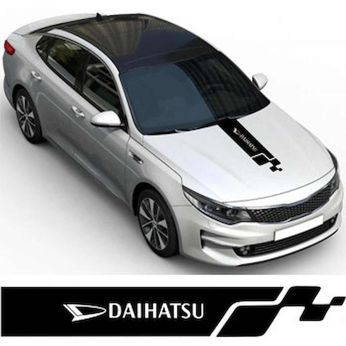 Daihatsu Kaput Oto Sticker Yapıştırma