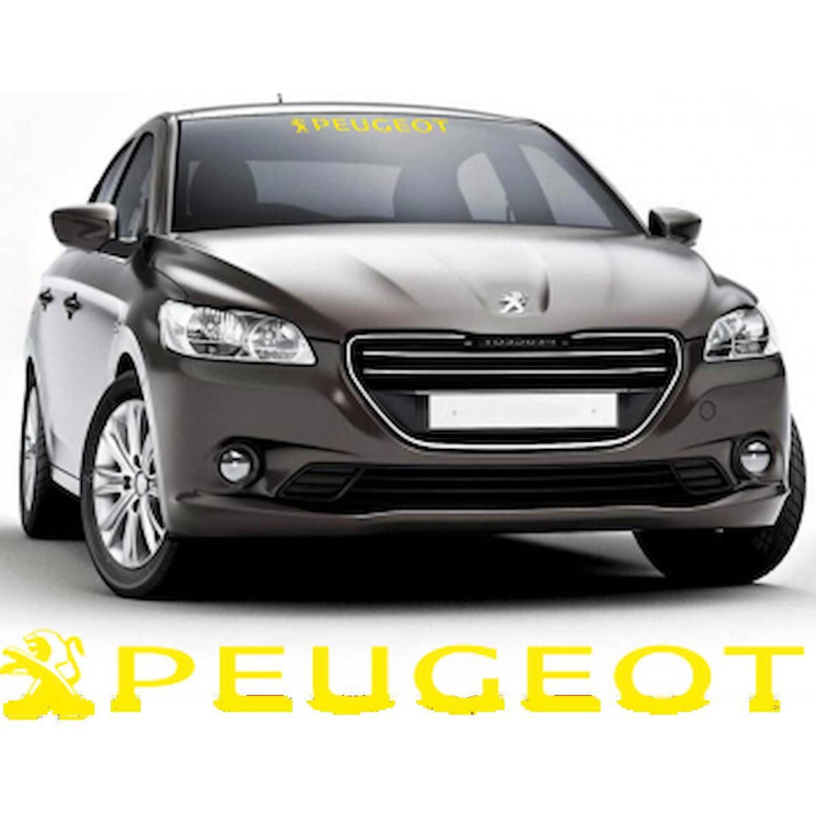 Peugeot Ön Cam Araba Sticker Yapıştırma 30CM