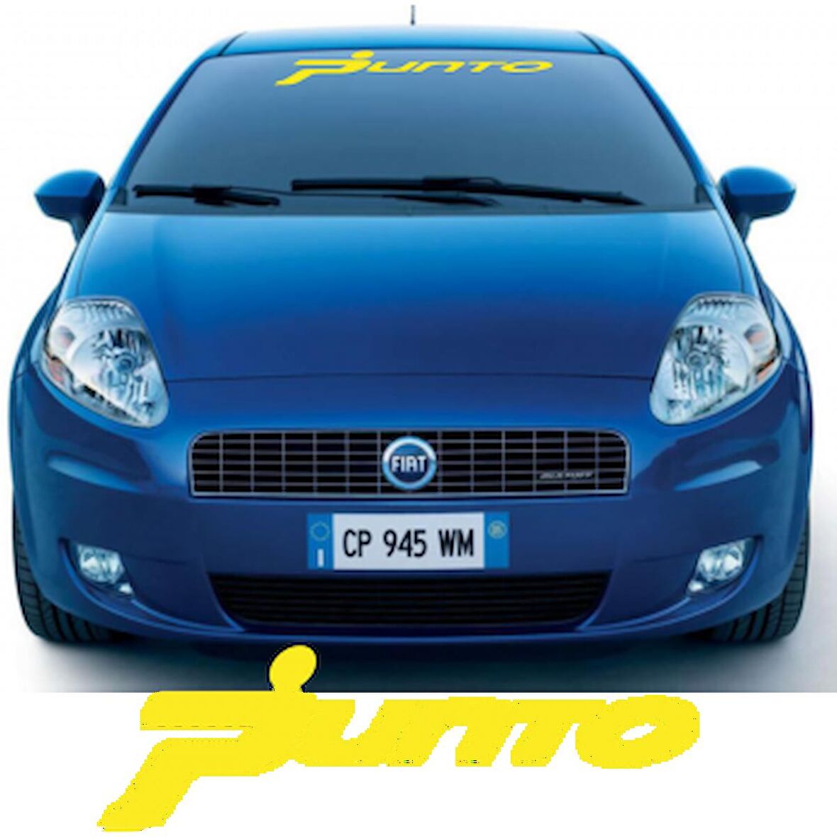 Fiat Punto Ön Cam Araba Sticker Yapıştırma 30CM En