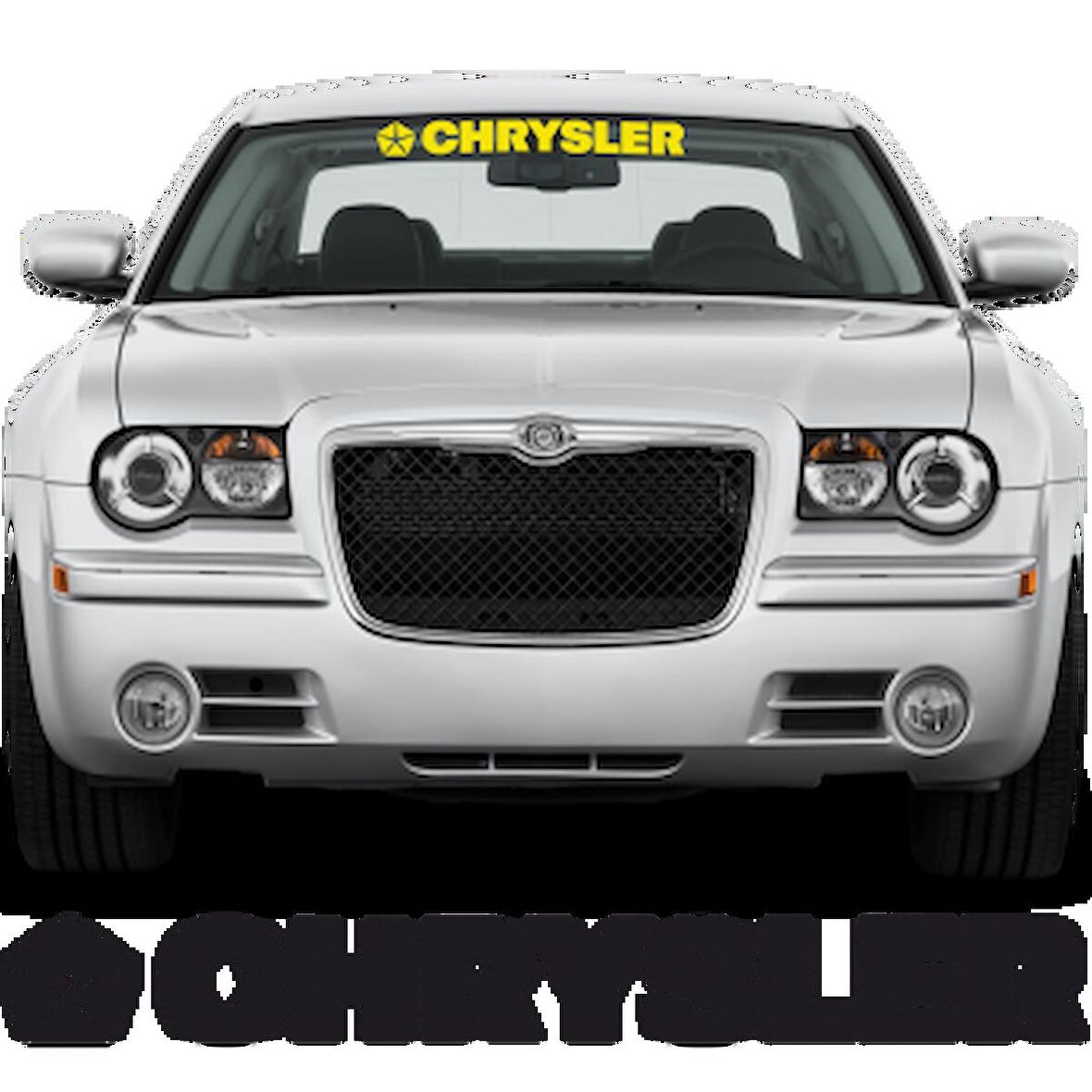 Chrysler Ön Cam Araba Sticker Yapıştırma 30CM EN