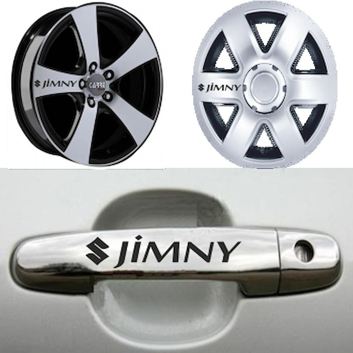 SUZUKİ jimny Kapı Kolu Jant Sticker Yapıştırma 8 Ad