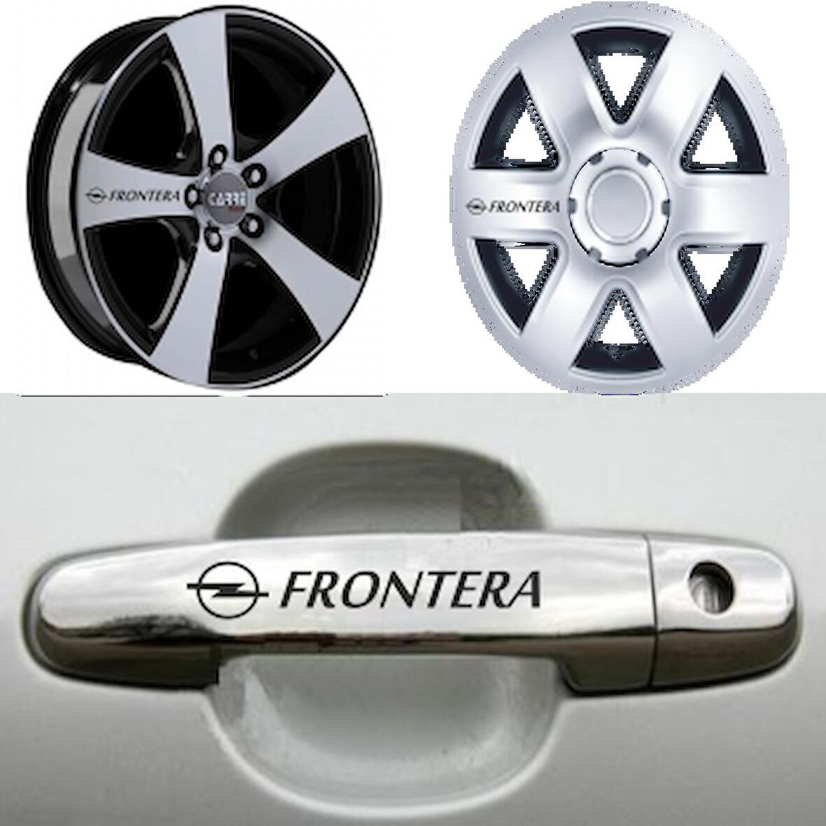 Opel Frontera Kapı Jant Sticker Yapıştırma 8 Ad