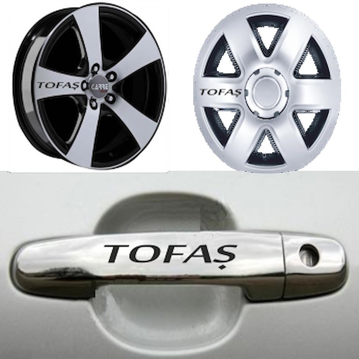 Tofaş Kapı Kolu Jant Sticker Yapıştırma 8 Ad