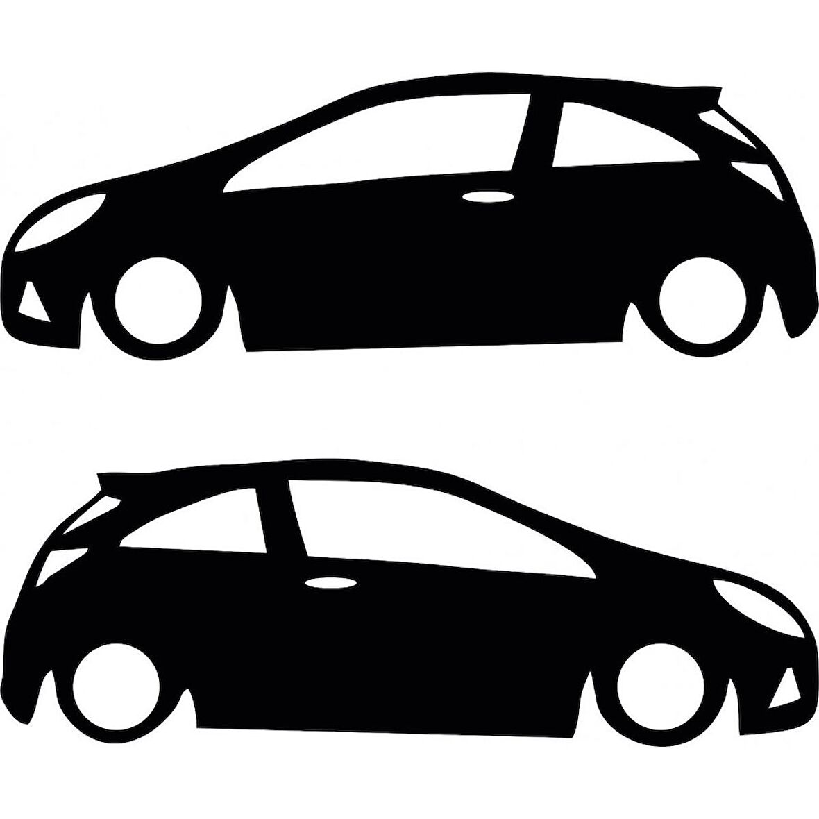 Opel Corsa D Sticker Yapıştırma 2 adet