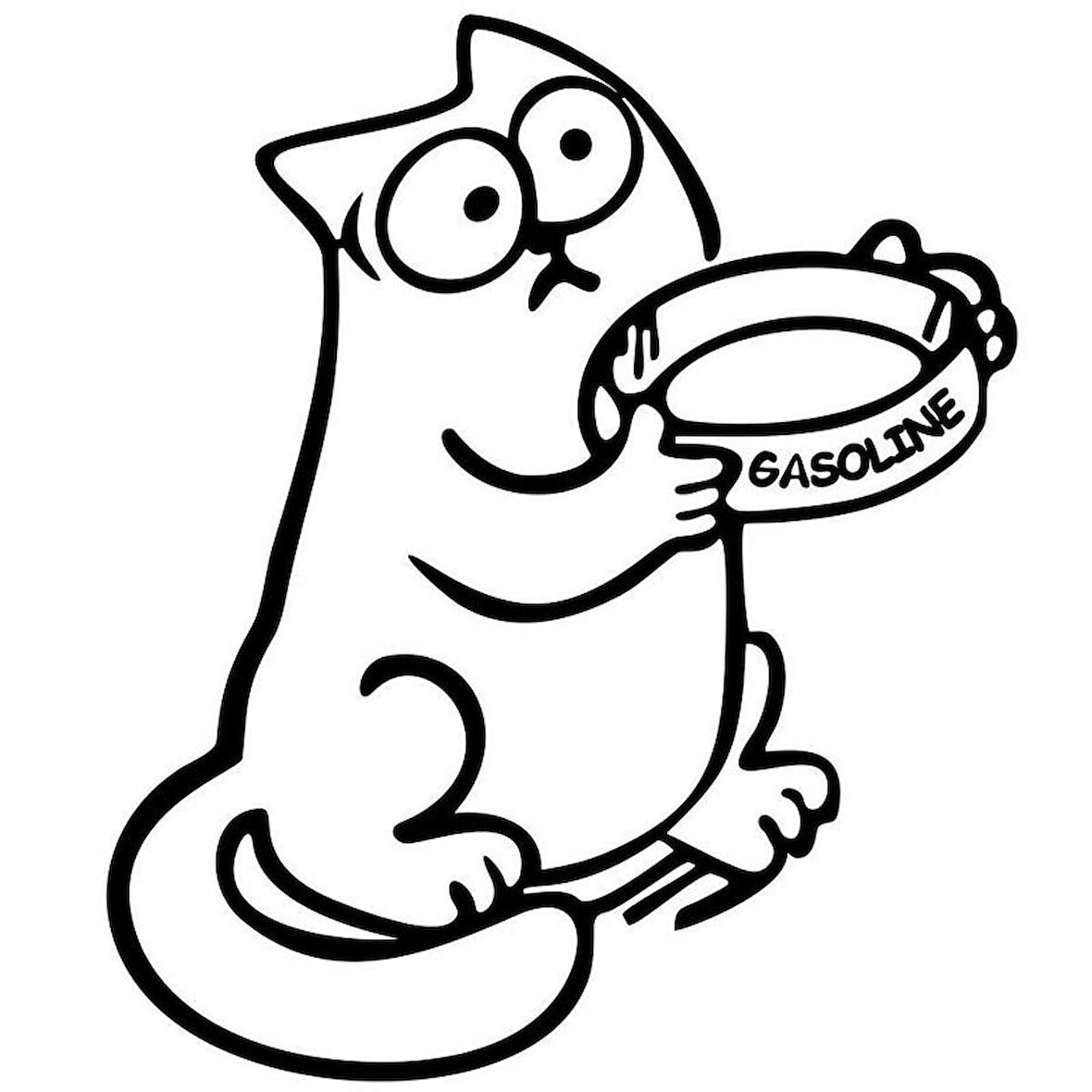 Depoyu Doldur Sticker Araba Yapıştırma Sticker