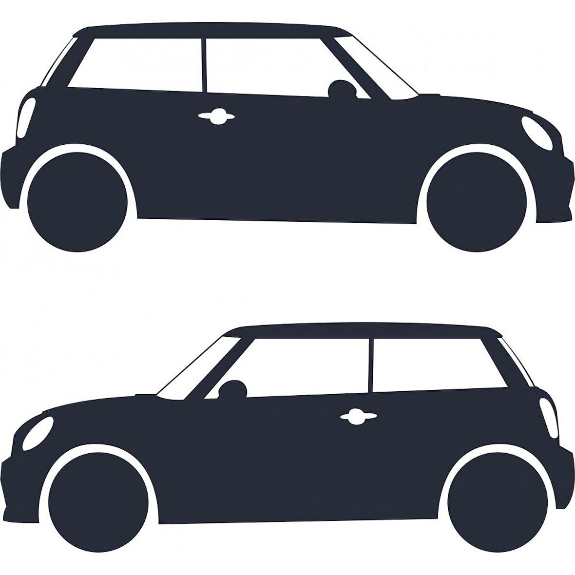 Mini cooper Resmi Sticker Yapıştırma