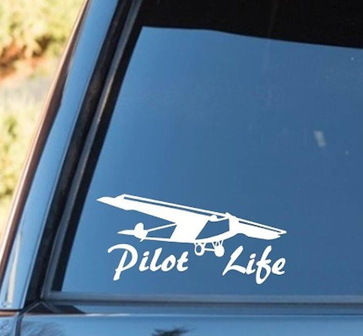 Pilot Hayat Uçak çıkartma Araba Leptop Sticker Yapıştırma