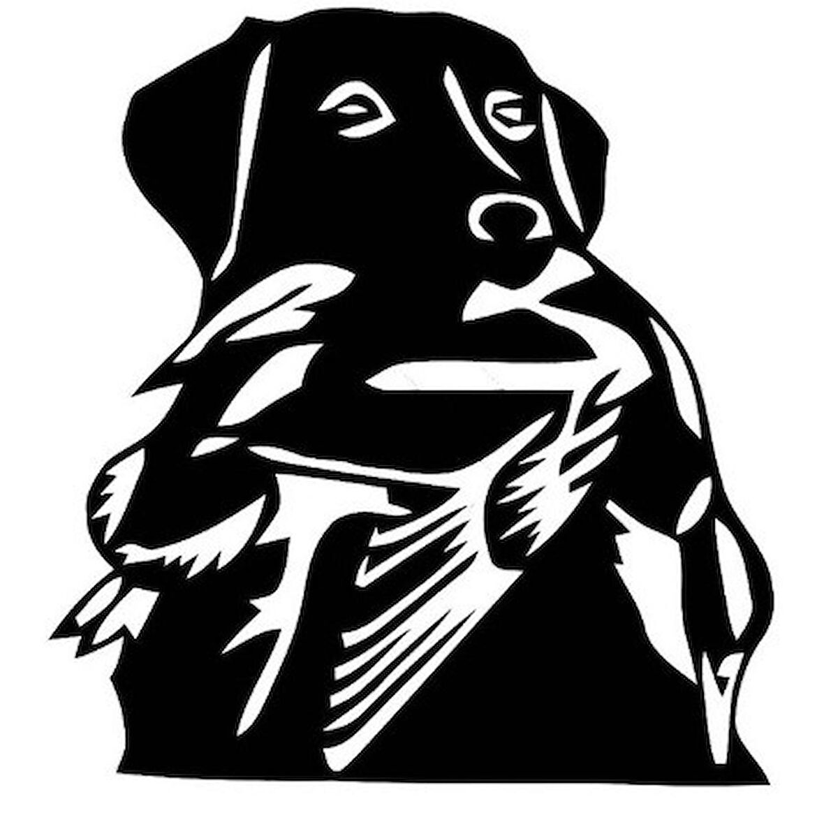 Ördek Avı Labrador Köpek Araba Sticker Çıkartması