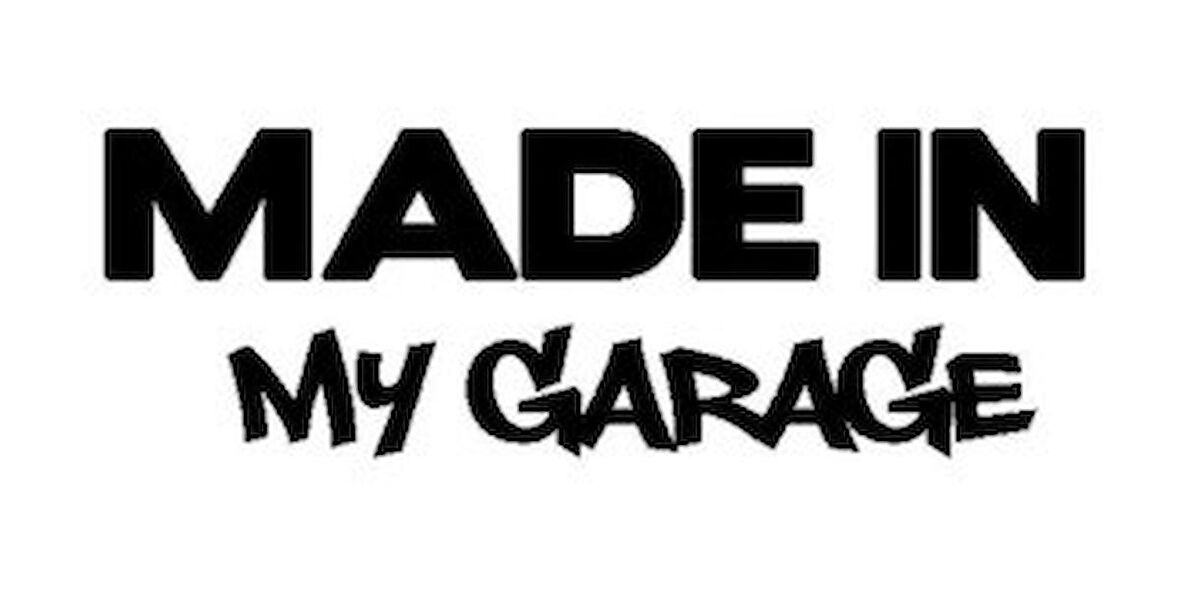 BENIM GARAJ Made in My GARAGE Oto Sticker Yapıştırma