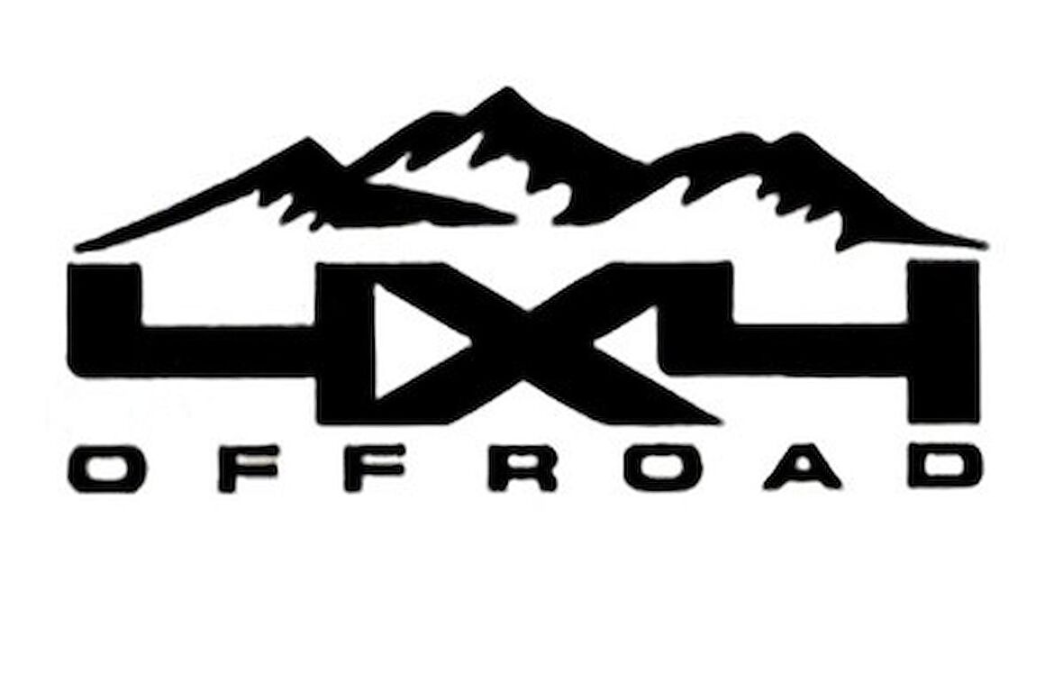 4X4 OFF ROAD Dağlar Araba Sticker