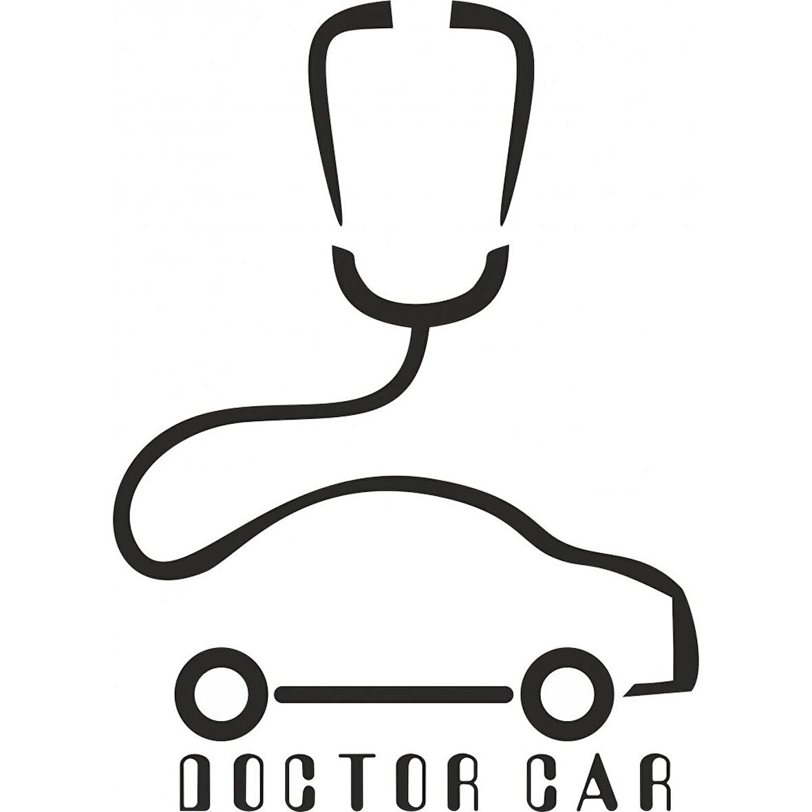 Doktor Araba  Yapıştırma Oto Sticker
