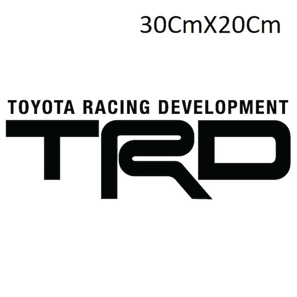 Toyota TRD oto Sitcker Yapıştırma Araba