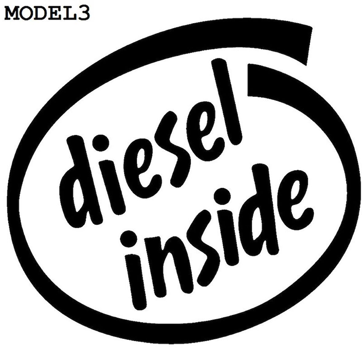 Depo Yakıt kapağı Sticker Dizel