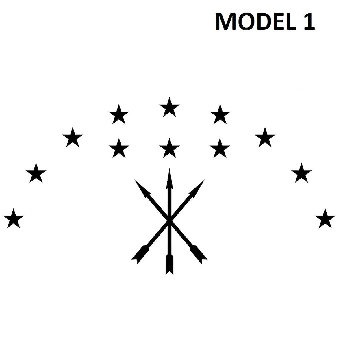 22cmx28cm Adige Çerkez Bayrak Sembolü