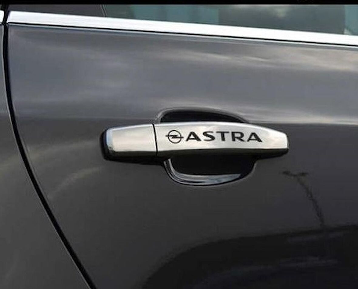 Opel Astra Kapı Kolu Sticker 8 Adet Yapıştırma
