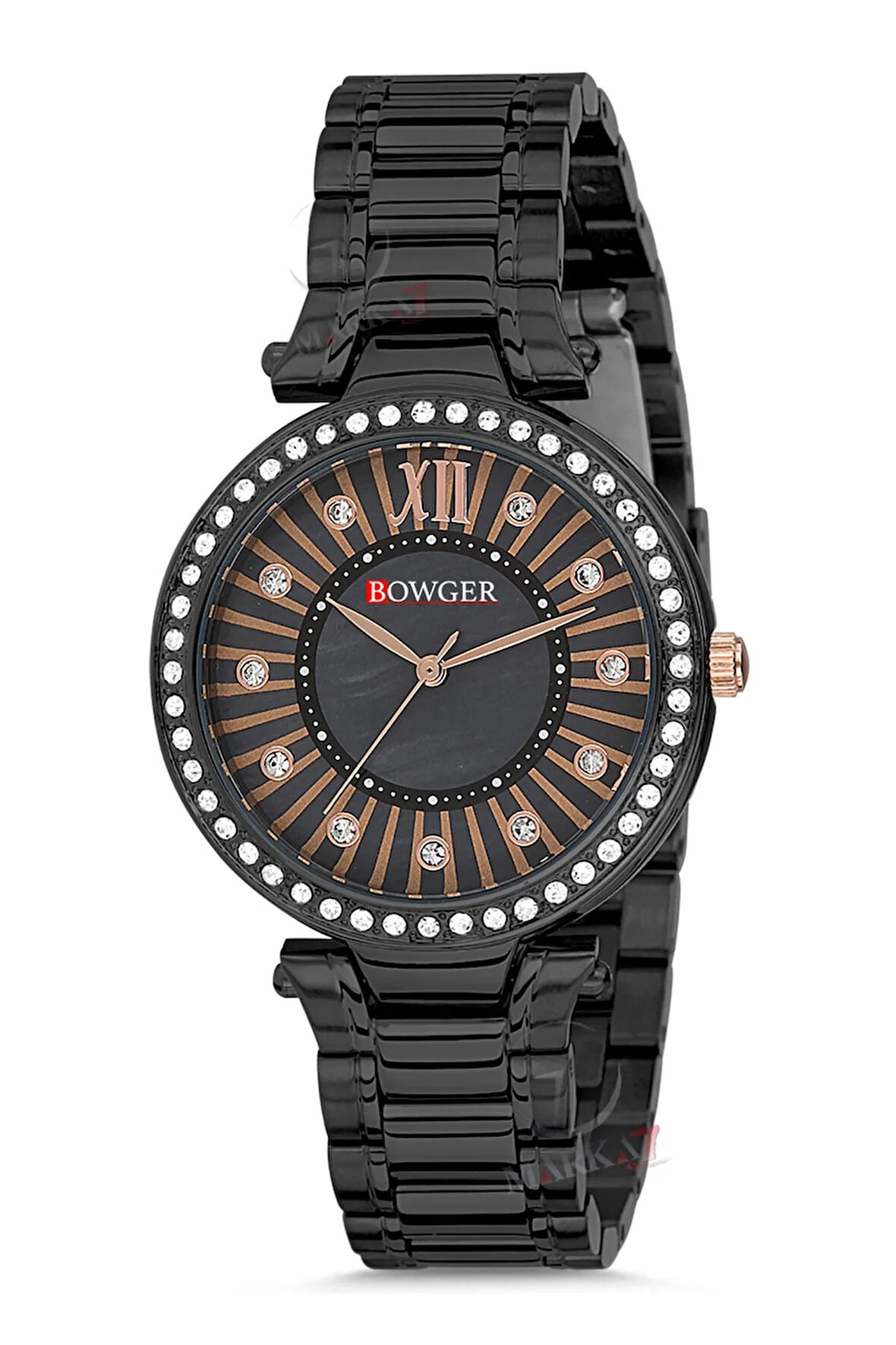 Tek Sıra Lüx Taşlı Şık Kadın Kol Saati Bwg-8102b1