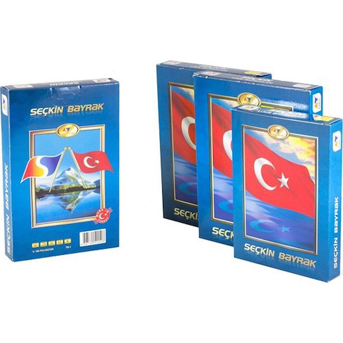 SEÇKİN ALPAKA TÜRK BAYRAĞI 50X75