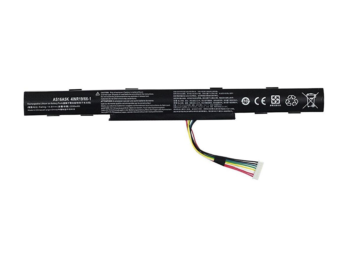 RETRO Acer Aspire E5-575G, AS16A5K Notebook Bataryası - Ver.1 - 4 Cell