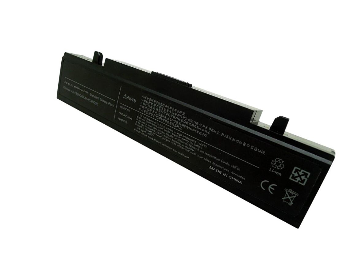 RETRO Samsung R522, R580, NP300E5A Notebook Bataryası - Siyah - 9 Cell