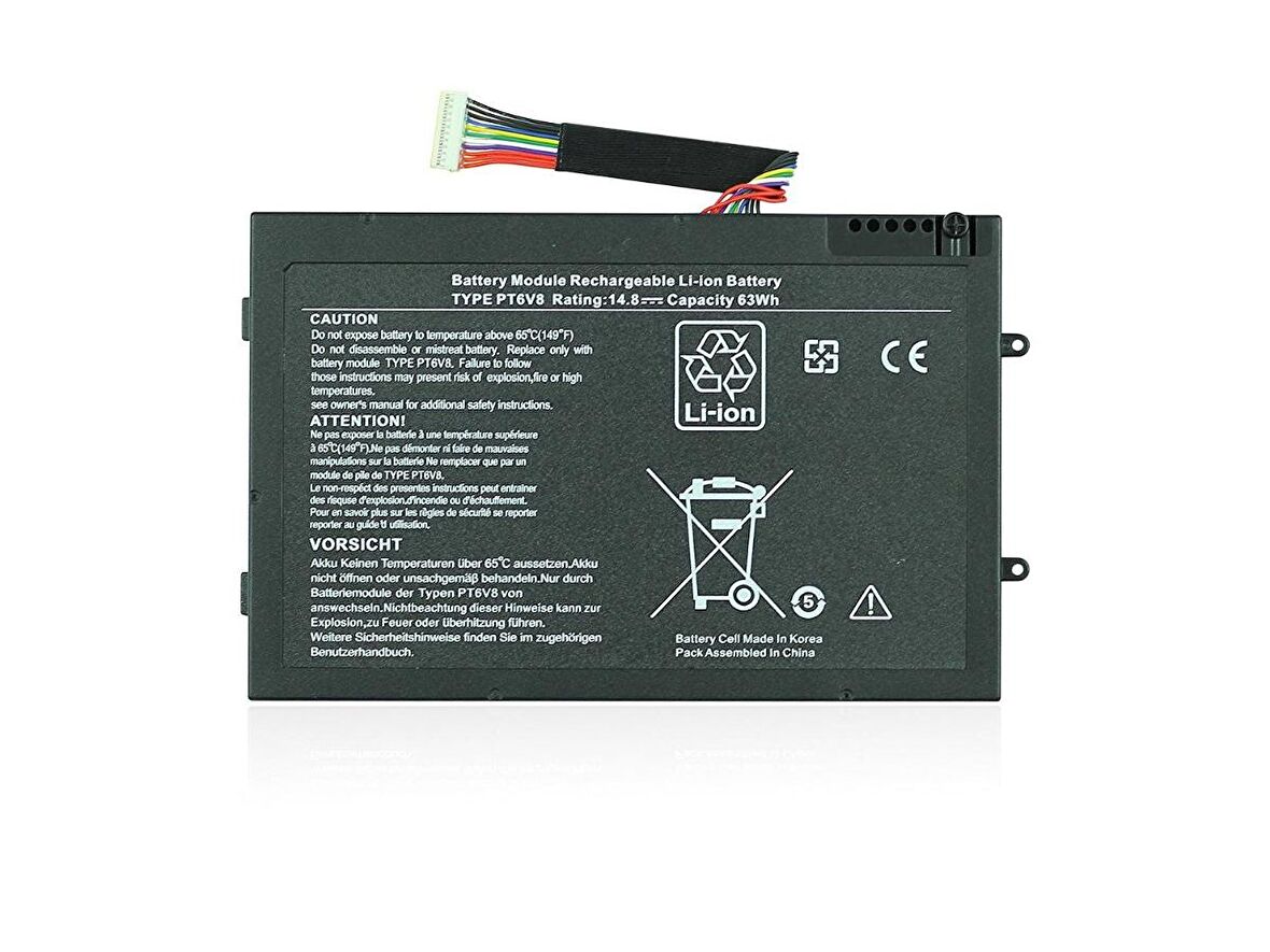 RETRO Dell Alienware M11x R2, M14x R2, PT6V8 Notebook Bataryası