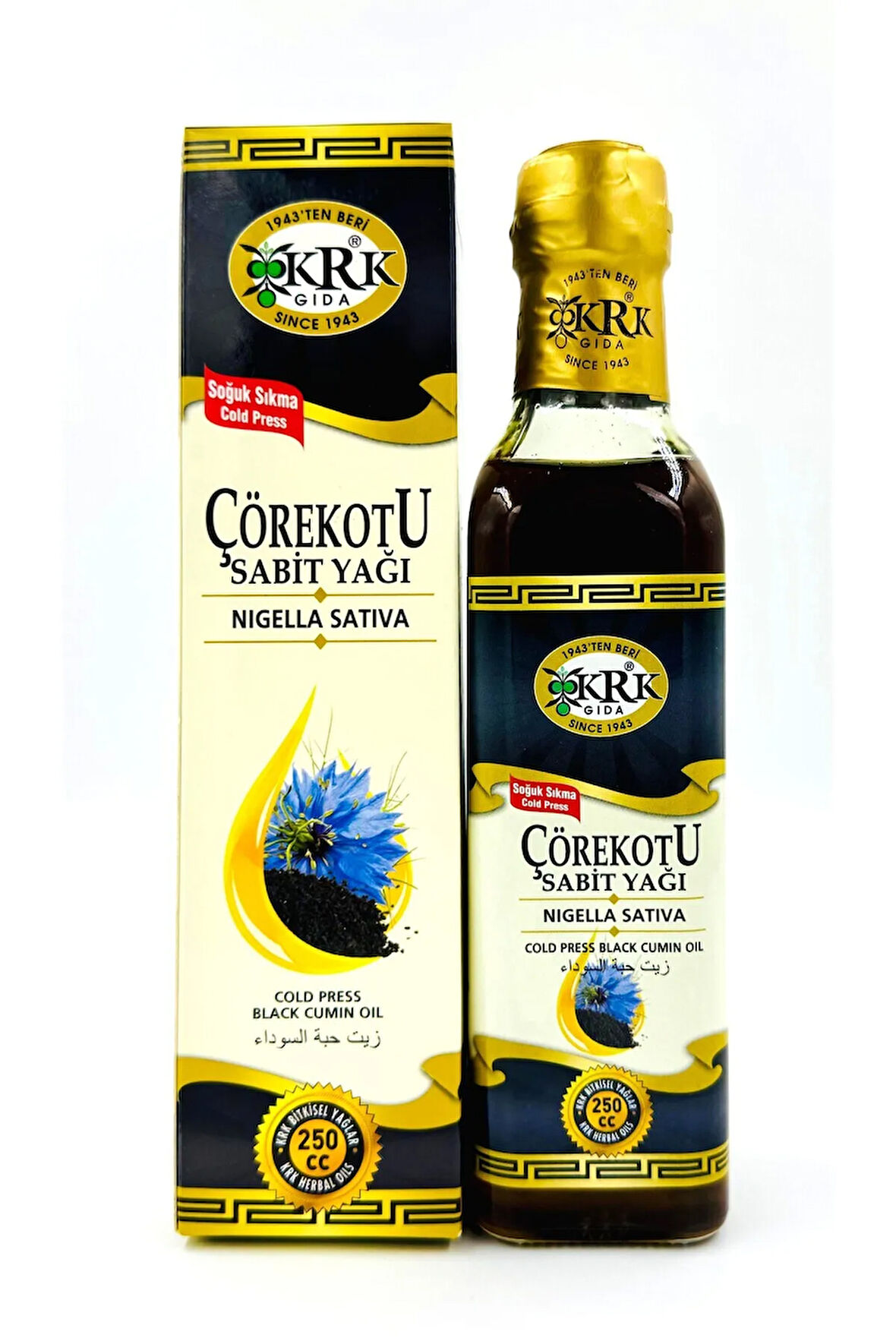 Çörekotu Yağı 250 Cc ( Soğuk Sıkım ) Gıda