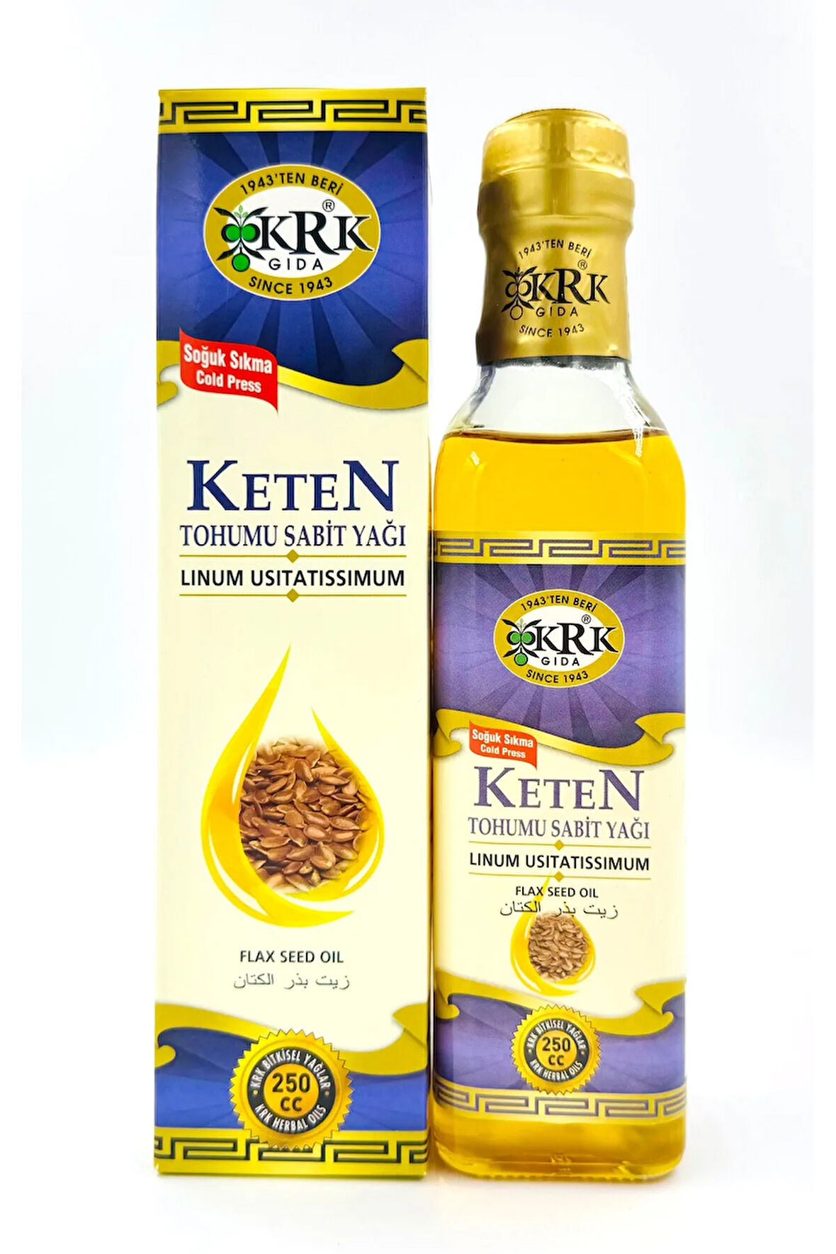 Keten Tohumu Yağı 250cc Gıda