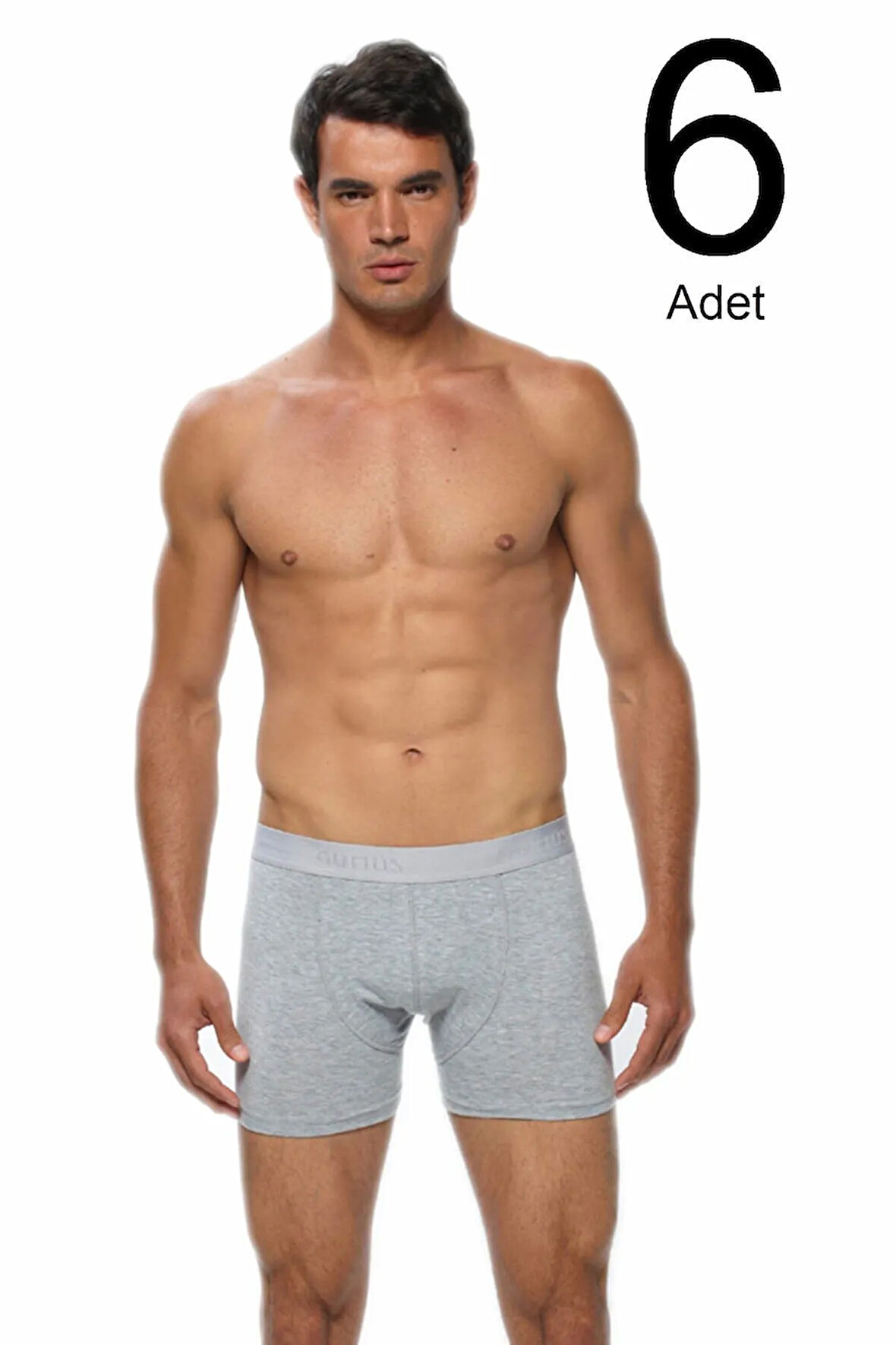 6'lı Paket Likralı Erkek Boxer