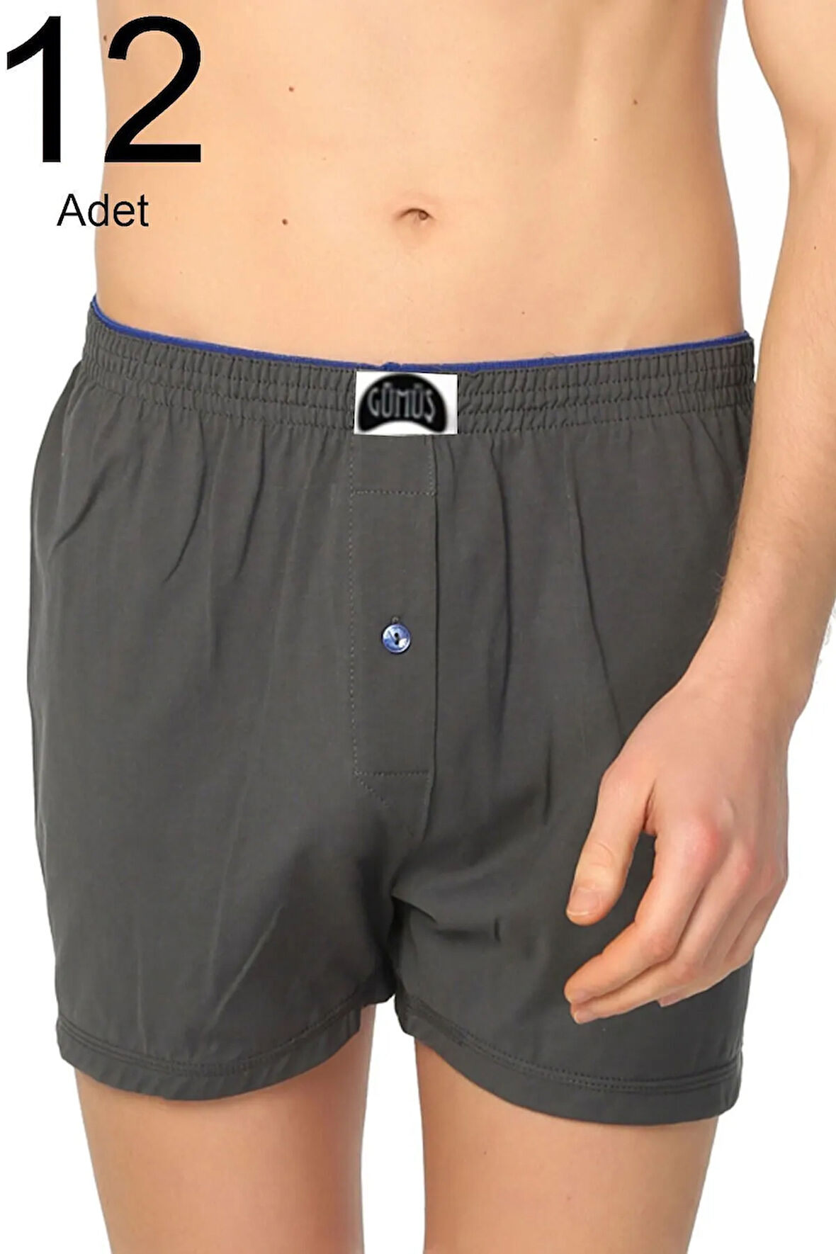 12'li Paket Havlu Bel Erkek Boxer