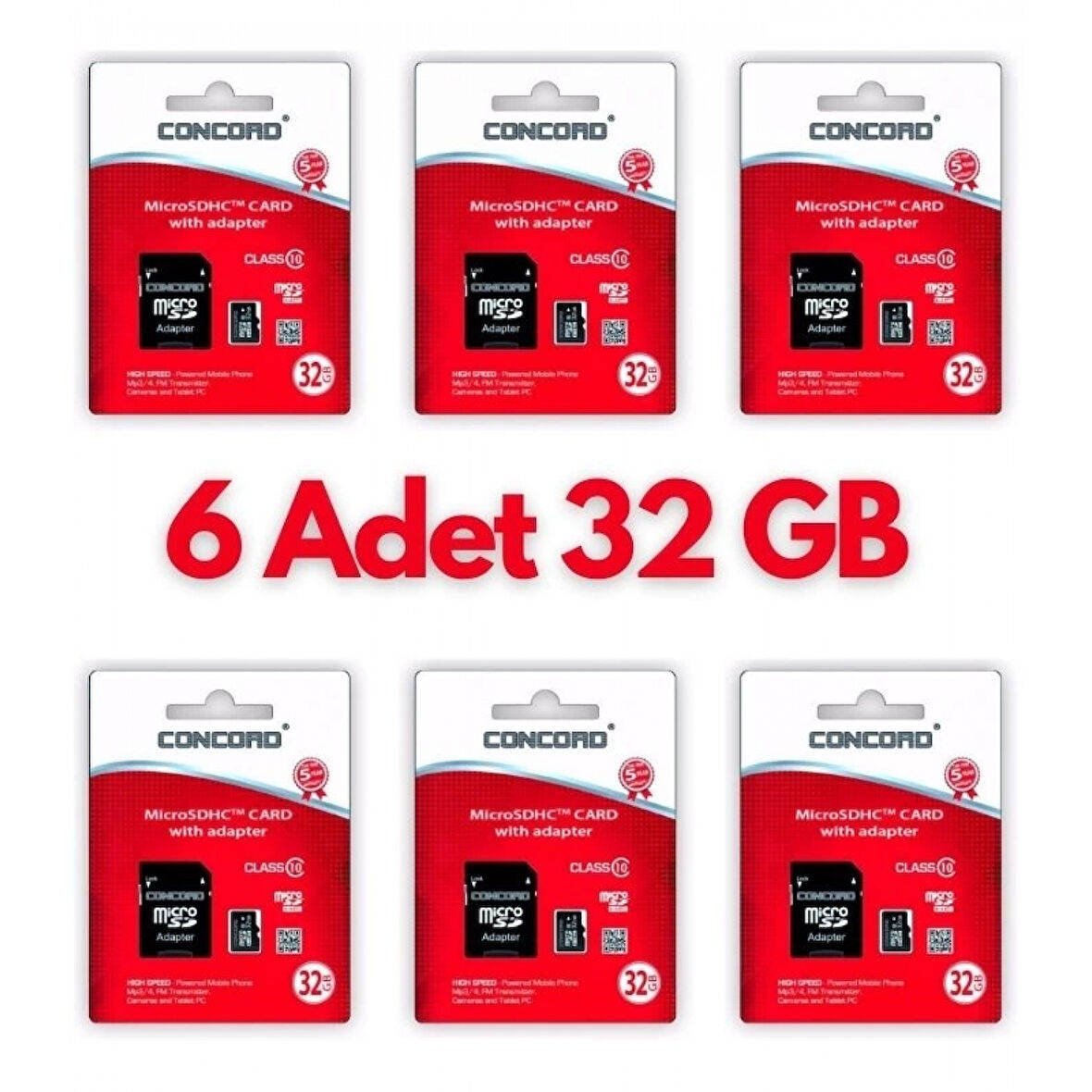 6 Adet Ultrahız 32gb Micro Sd Hafıza Kartı: Yüksek Performans Ve Geniş Depolama Kapasitesi