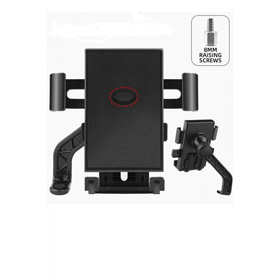 Otommatik Model Motosiklet Telefon Tutucu Ayna Bağlantılı