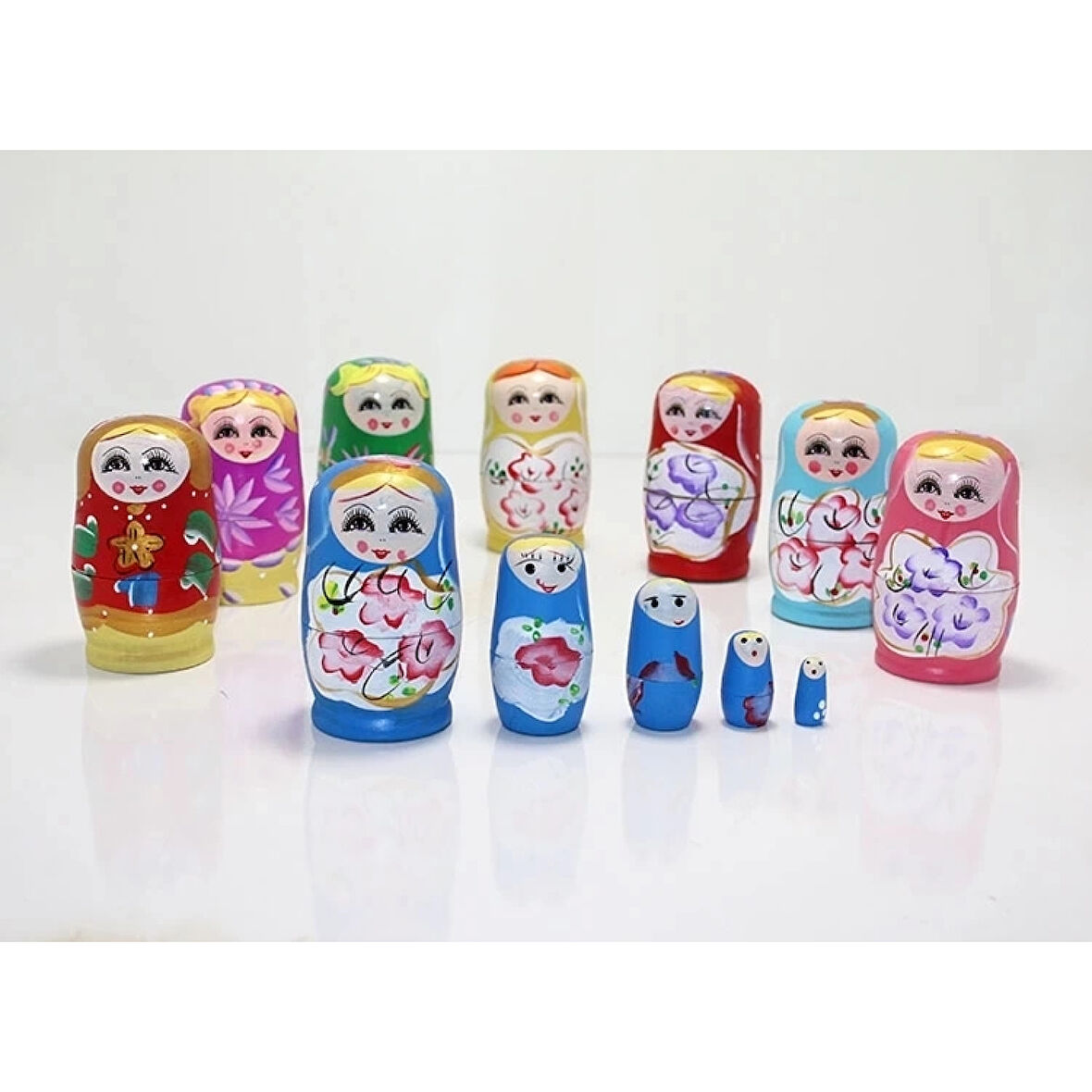 5'li Ahşap Matruşka Alk1204