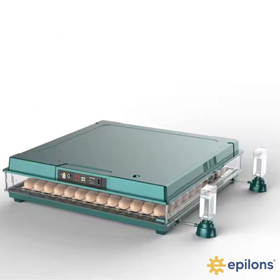 Slim Yeni Model 130’lu Gün Sayaçlı Otomatik Kuluçka Makinesi – Tavuk Kaz Ördek Kuş Yumurtası Uyumlu