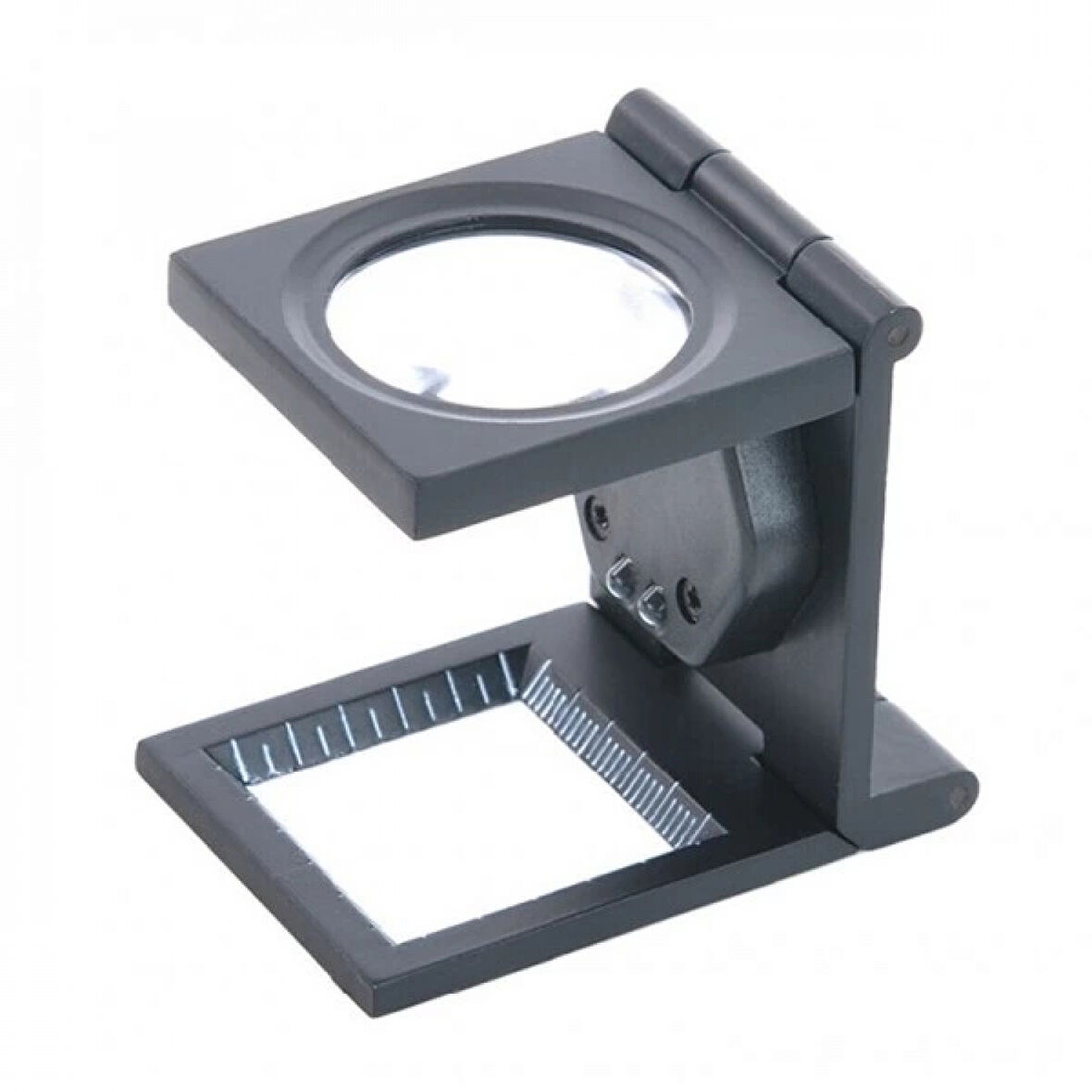 -25x25 Mm Full Çelik Kaplı Katlamalı Büyüteç Th-9005b