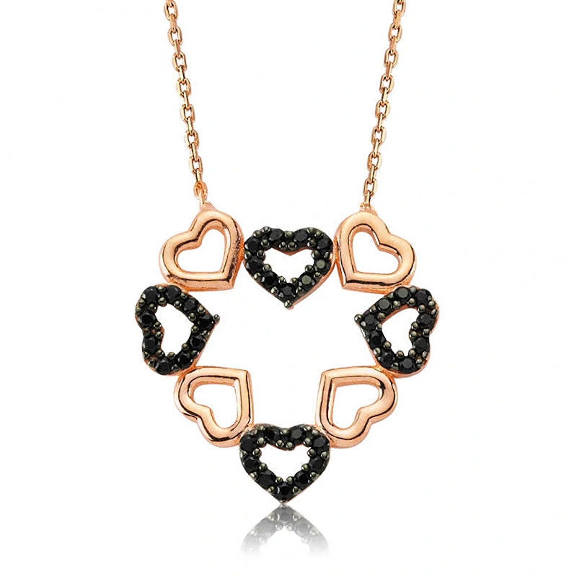 925 Ayar Gümüş Kalpli Aşk Kadın Gümüş Kolye PT2610349 (599599)