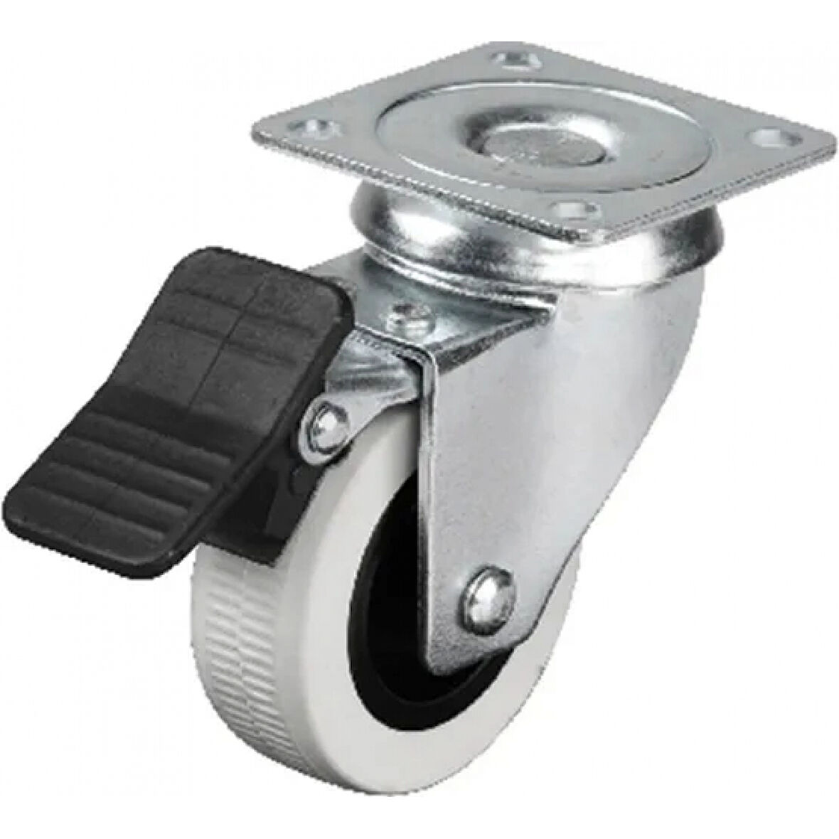 334 - 50x20 Mm Çift Bilyalı Tablalı Frenli Teker 4 Adet